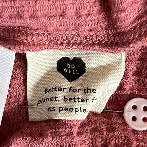 Madewell Seersucker Button Shoulder Top in Vintage Quartz - Size XXS - Picture 7 of 9